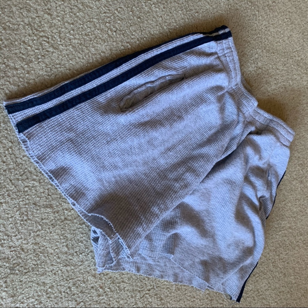 Brandy Melville Thermal Striped Shorts